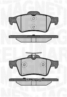 363916060821 Brzdové destičky MAGNETI MARELLI