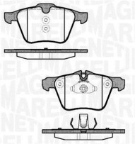 363916060823 Sada brzdových destiček, kotoučová brzda MAGNETI MARELLI