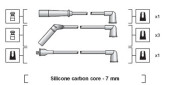 941318111166 Sada kabelů pro zapalování MAGNETI MARELLI