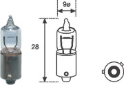 002701100000 Žárovka MAGNETI MARELLI