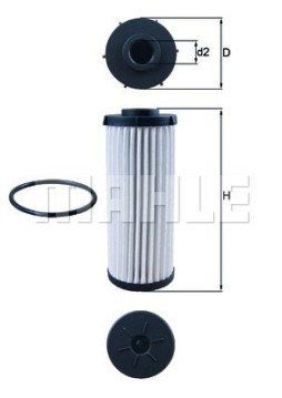 154072437221 MAGNETI MARELLI hydraulický filter automatickej prevodovky 154072437221 MAGNETI MARELLI