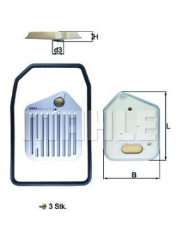 154072440118 MAGNETI MARELLI hydraulický filter automatickej prevodovky 154072440118 MAGNETI MARELLI