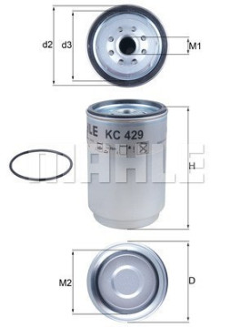 154705376100 Palivový filtr MAGNETI MARELLI