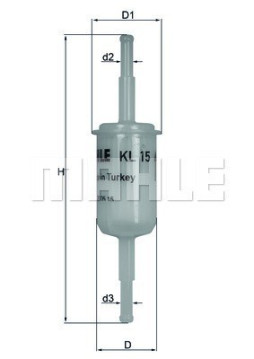 154071328060 Palivový filtr MAGNETI MARELLI