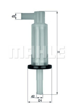 154072530077 Palivový filtr MAGNETI MARELLI