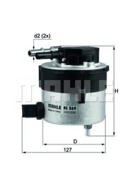 154703853740 Palivový filtr MAGNETI MARELLI