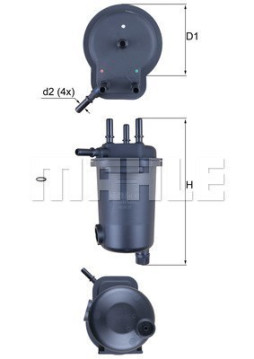 154703850570 Palivový filtr MAGNETI MARELLI