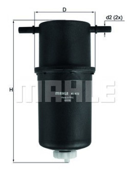 154072383457 MAGNETI MARELLI palivový filter 154072383457 MAGNETI MARELLI