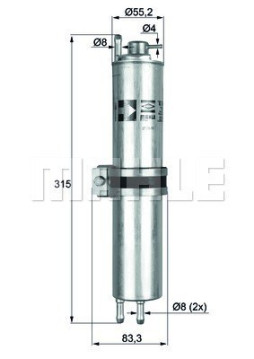 154066216190 Palivový filtr MAGNETI MARELLI