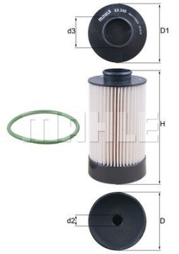 154070566558 MAGNETI MARELLI palivový filter 154070566558 MAGNETI MARELLI