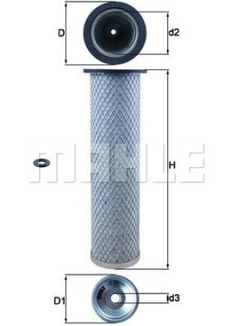 154777183720 Filtr - sekundární vzduch MAGNETI MARELLI