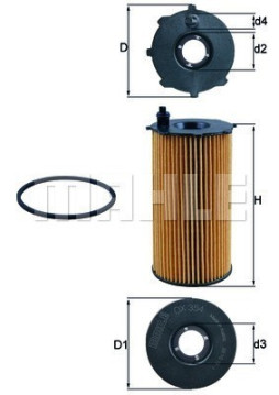 154703724300 MAGNETI MARELLI olejový filter 154703724300 MAGNETI MARELLI