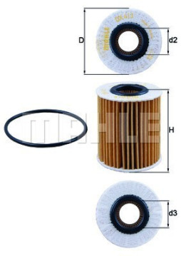 154705133810 MAGNETI MARELLI olejový filter 154705133810 MAGNETI MARELLI