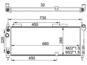 359000301060 MAGNETI MARELLI chladič motora 359000301060 MAGNETI MARELLI