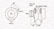 063731577010 generátor MAGNETI MARELLI