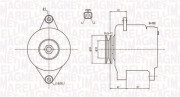 063731615010 generátor MAGNETI MARELLI