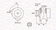 063731637010 generátor MAGNETI MARELLI