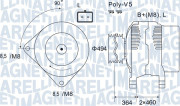 063731645010 generátor MAGNETI MARELLI