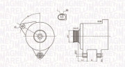 063731664010 generátor MAGNETI MARELLI