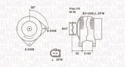 063731675010 MAGNETI MARELLI alternátor 063731675010 MAGNETI MARELLI