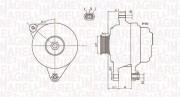 063731703010 MAGNETI MARELLI alternátor 063731703010 MAGNETI MARELLI