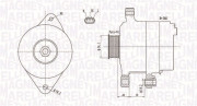 063731800010 MAGNETI MARELLI alternátor 063731800010 MAGNETI MARELLI