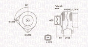 063731823010 MAGNETI MARELLI alternátor 063731823010 MAGNETI MARELLI