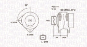 063731827010 MAGNETI MARELLI alternátor 063731827010 MAGNETI MARELLI