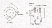 063731833010 generátor MAGNETI MARELLI