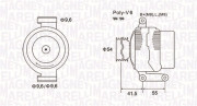 063731856010 MAGNETI MARELLI alternátor 063731856010 MAGNETI MARELLI