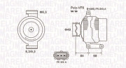 063731864010 generátor MAGNETI MARELLI