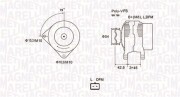 063731879010 MAGNETI MARELLI alternátor 063731879010 MAGNETI MARELLI