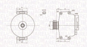 063731908010 generátor MAGNETI MARELLI