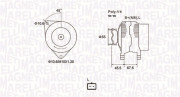 063731963010 generátor MAGNETI MARELLI