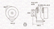 063732069010 generátor MAGNETI MARELLI