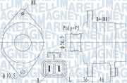 063732128010 MAGNETI MARELLI alternátor 063732128010 MAGNETI MARELLI