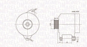 063738250010 MAGNETI MARELLI alternátor 063738250010 MAGNETI MARELLI