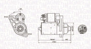 063721197010 Startér MAGNETI MARELLI