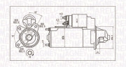 063721396010 Startér MAGNETI MARELLI