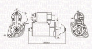 063721412010 Startér MAGNETI MARELLI