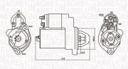 063720612010 Startér MAGNETI MARELLI