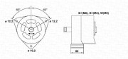 943356708010 generátor MAGNETI MARELLI