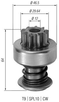 940113020098 MAGNETI MARELLI pastorok żtartéra 940113020098 MAGNETI MARELLI