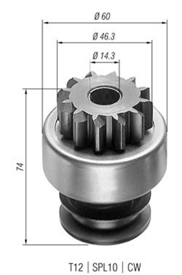 940113020150 Pastorek, startér MAGNETI MARELLI