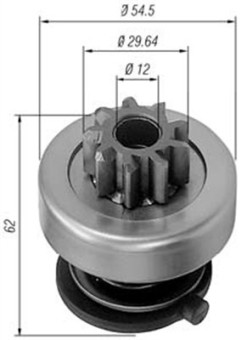 940113020167 Pastorek, startér MAGNETI MARELLI