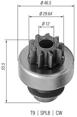 940113020173 Pastorek, startér MAGNETI MARELLI