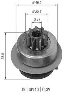 940113020186 Pastorek, startér MAGNETI MARELLI