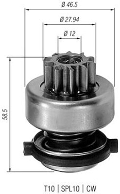 940113020191 Pastorek, startér MAGNETI MARELLI