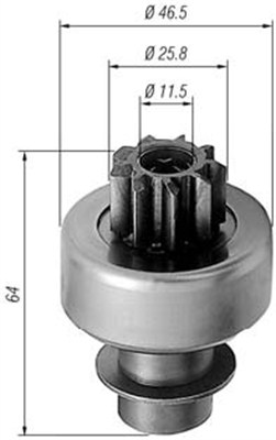 940113020242 Pastorek, startér MAGNETI MARELLI