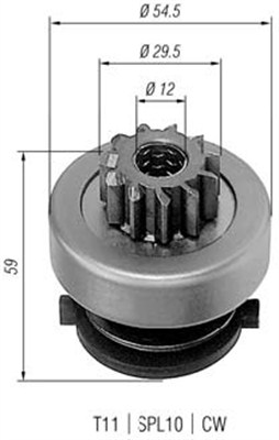 940113020257 Pastorek, startér MAGNETI MARELLI